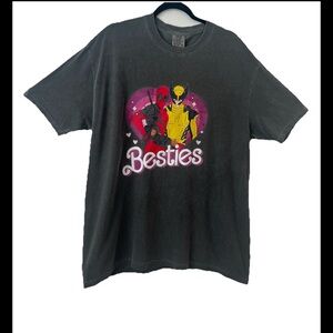 Marvel Deadpool Wolverine Besties t-Shirt Deadpool 3 Movie Tee Size XL (0629)